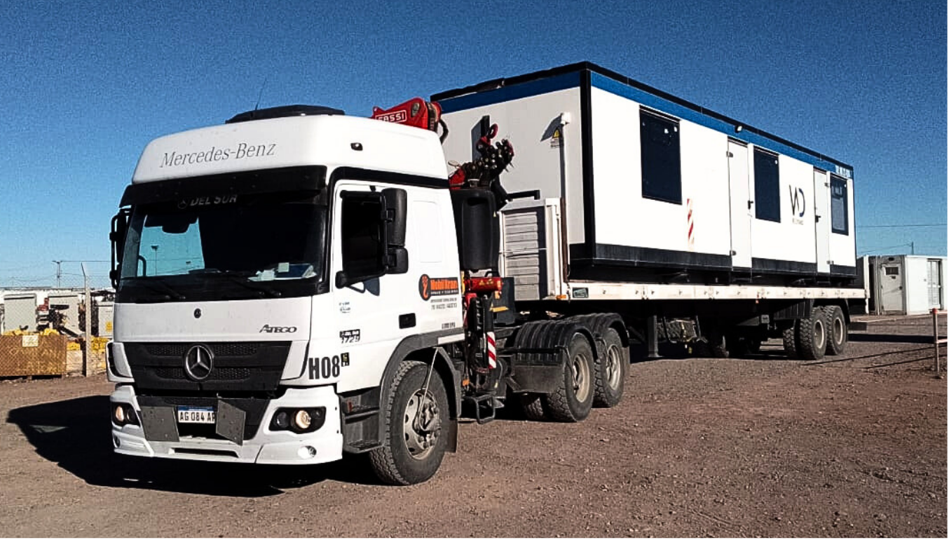 Semirremolque con Fassi F245A