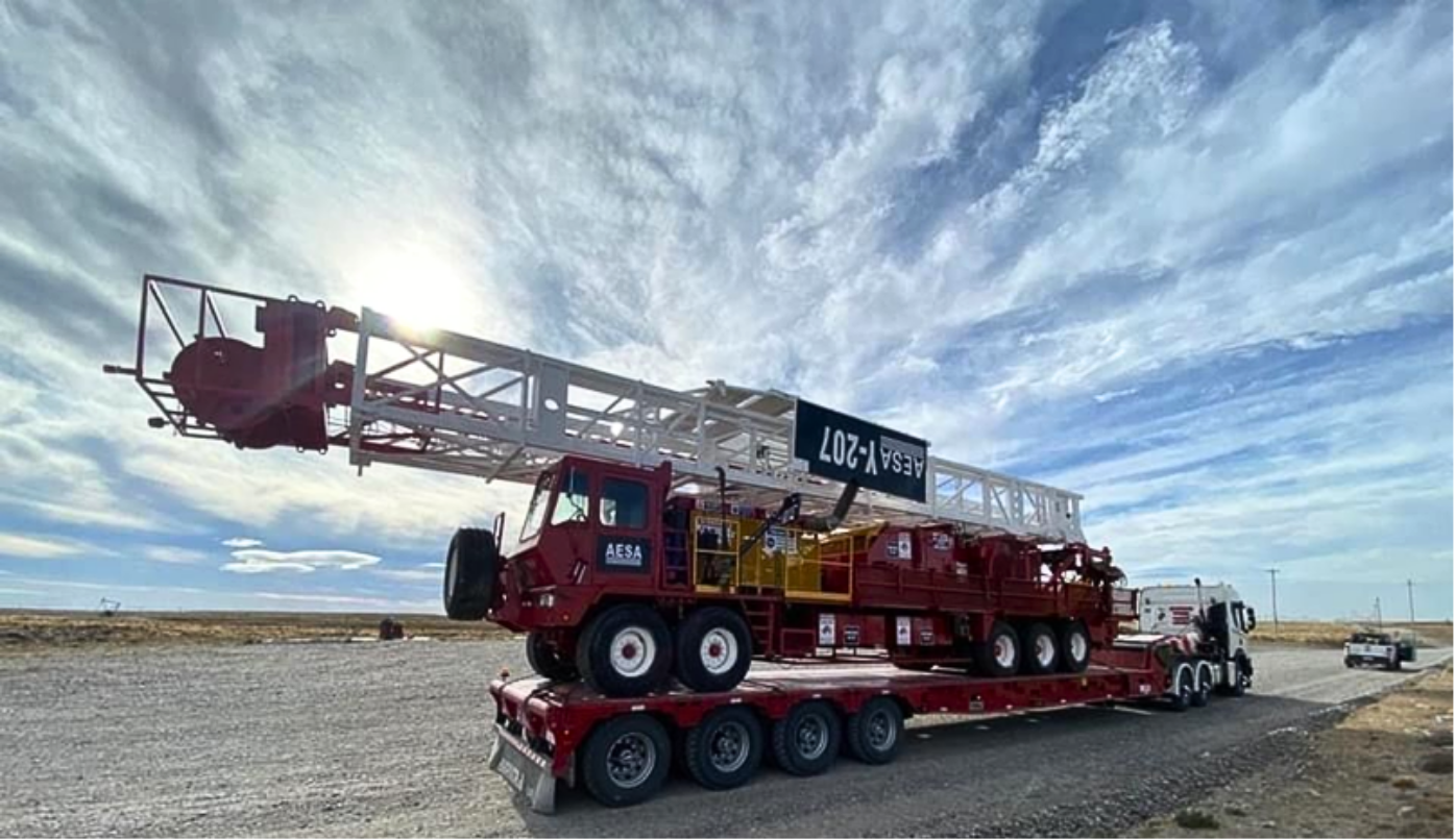 Transporte de equipo de pulling